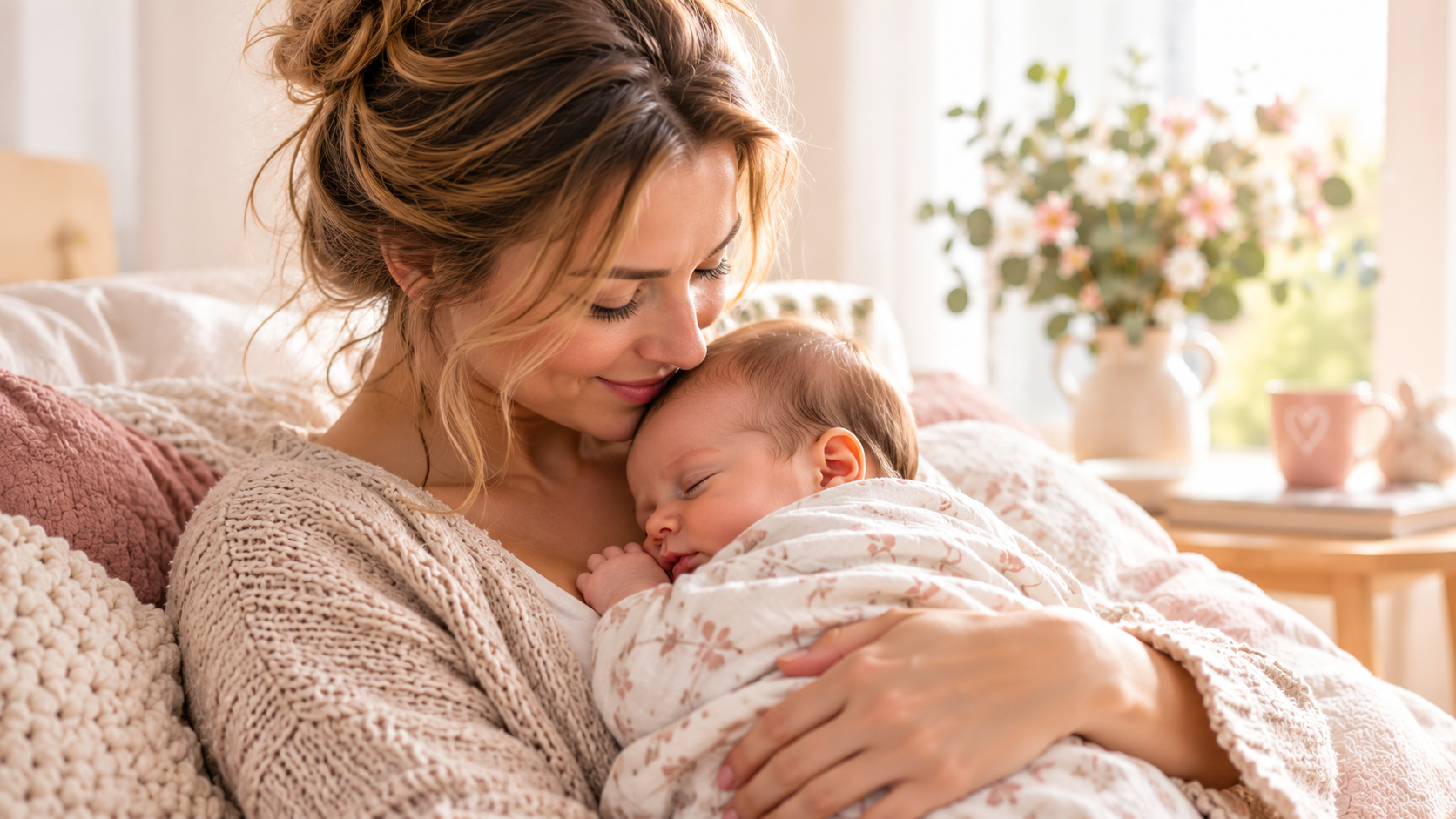 Mutter mit Baby – liebevolle Begleitung und Unterstützung durch Mütterpflege