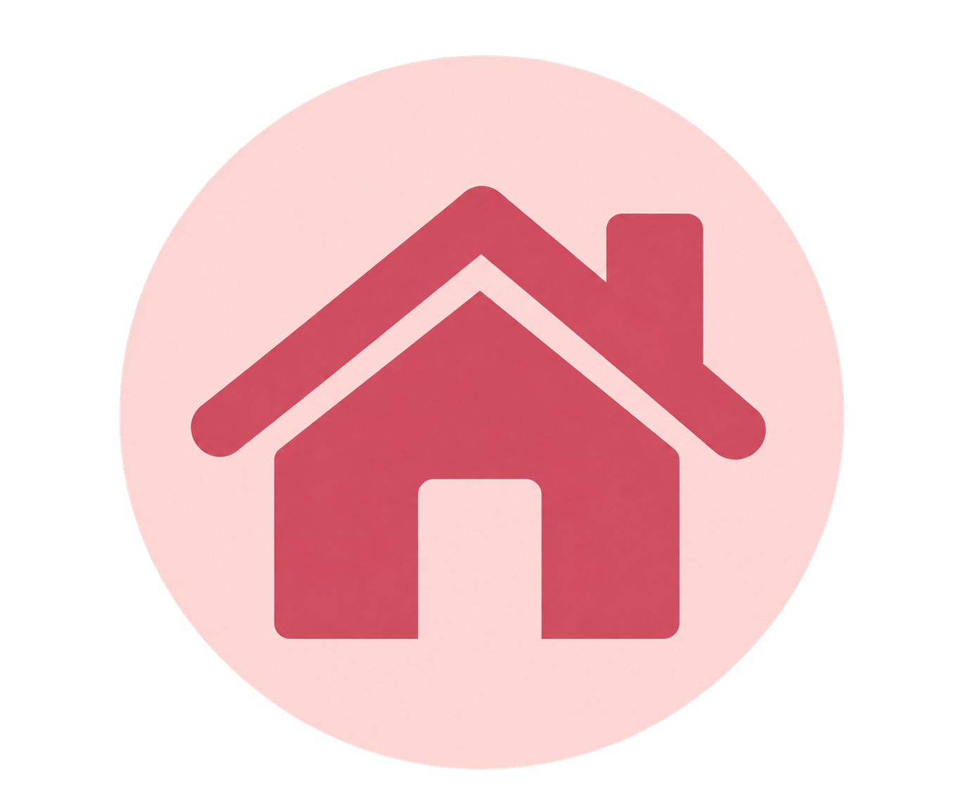 Haus-Symbol – Unterstützung im Haushalt durch Mütterpflege